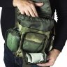 Сумка через плечо для ходовой рыбалки Avi-Outdoor Masoy Green smoke (объем 5 л)